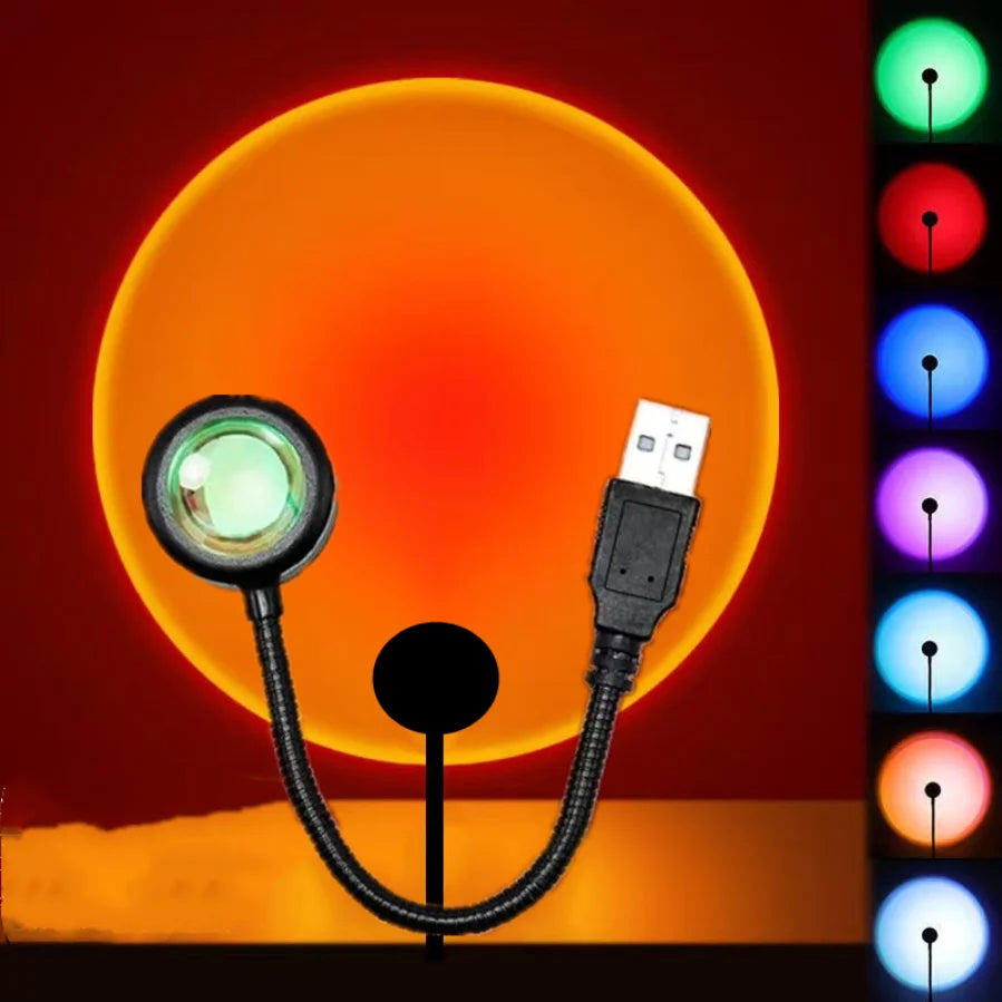 Colorful LED Night Light - Ambient Lighting for Home