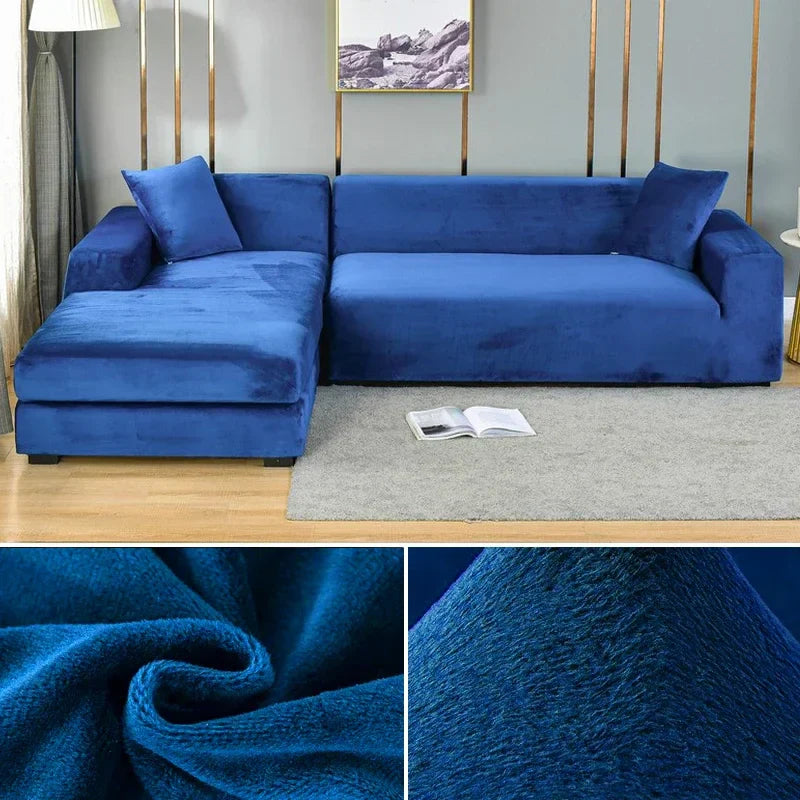 Velura Sofa Cover – Luxe Velvet for Style and Protection