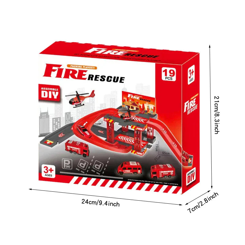 Firefighter Rescue Playset - For Adventurous Rescue Operations