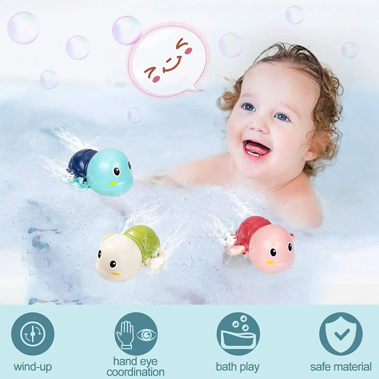 Swim Buddy Turtle - Perfect Playmate for the Bath