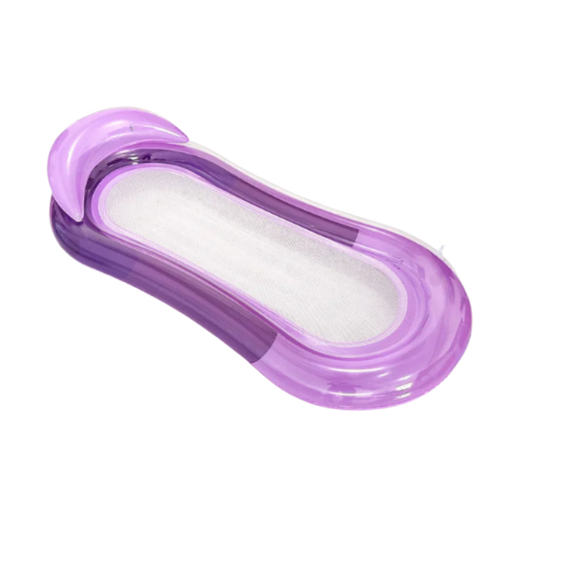 Luxury Inflatable Water Lounger with Elevated Headrest - Perfect for Pool and Beach