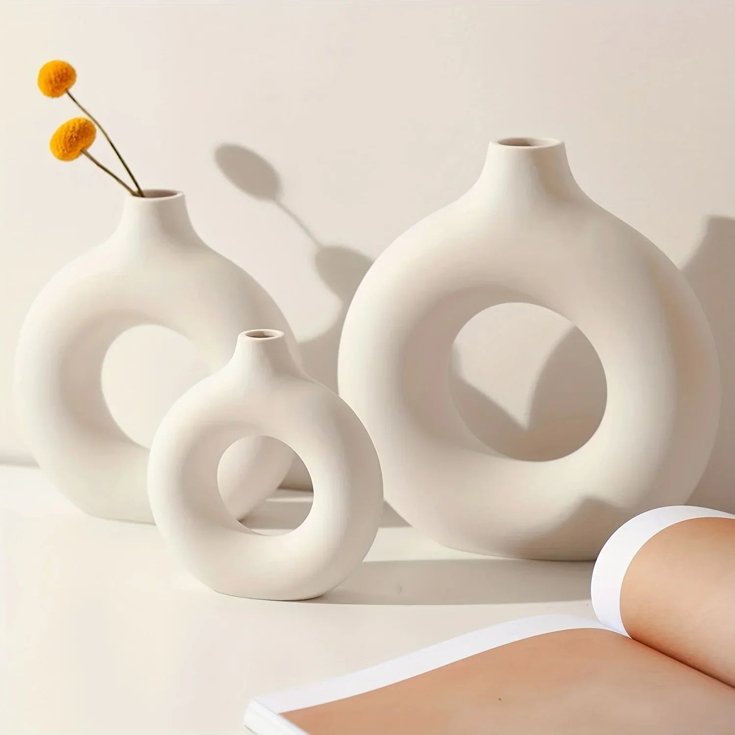 Organic Vase Set - Rustic and Modern