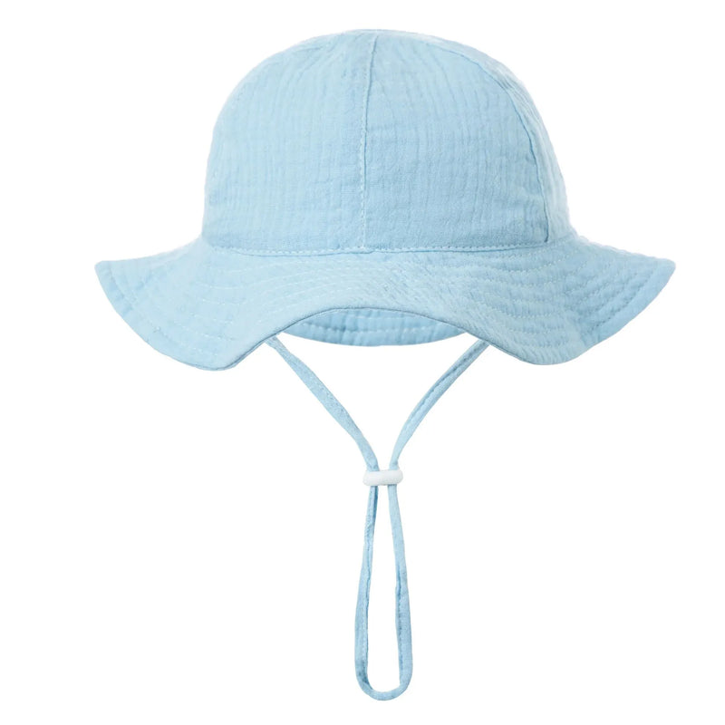 Soft Baby Sun Hat with Wide Brim - Breathable and Comfortable for Summer