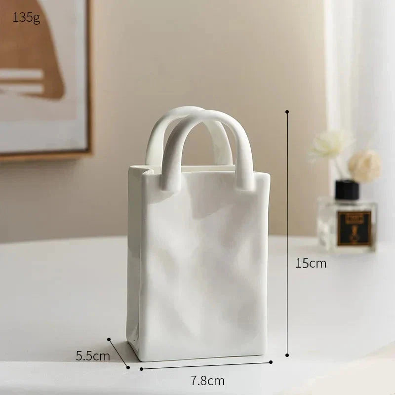 Unique Handle Vase - Modern and Stylish