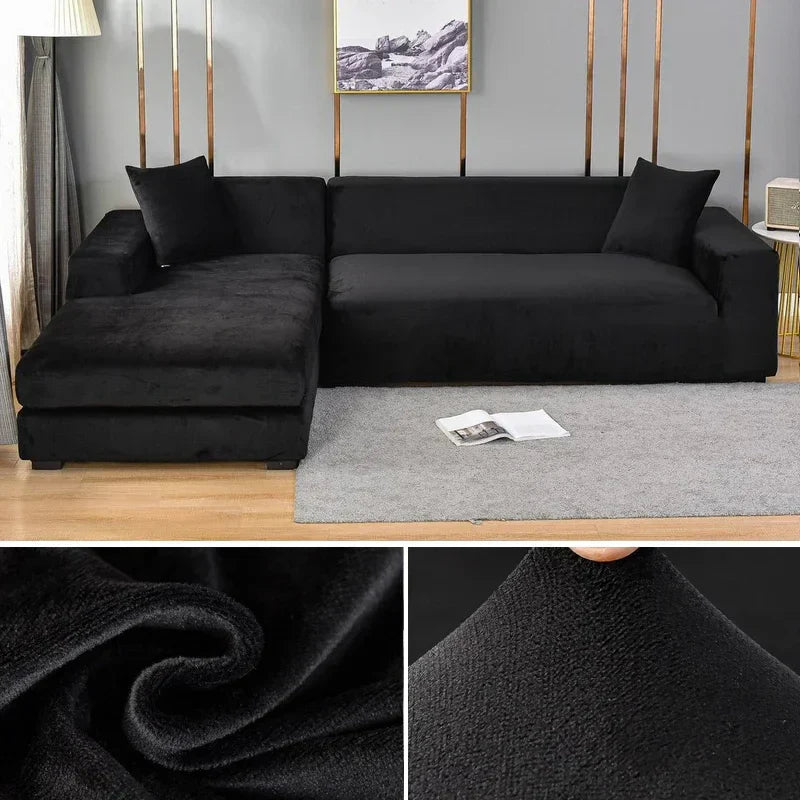 Velura Sofa Cover – Luxe Velvet for Style and Protection