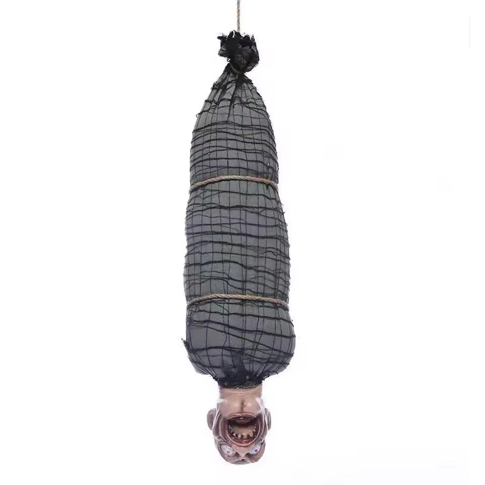 Hanging Horror Figure – Thrilling Halloween Decoration with Light and Sound