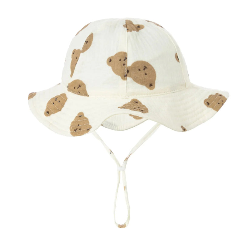 Soft Baby Sun Hat with Wide Brim - Breathable and Comfortable for Summer