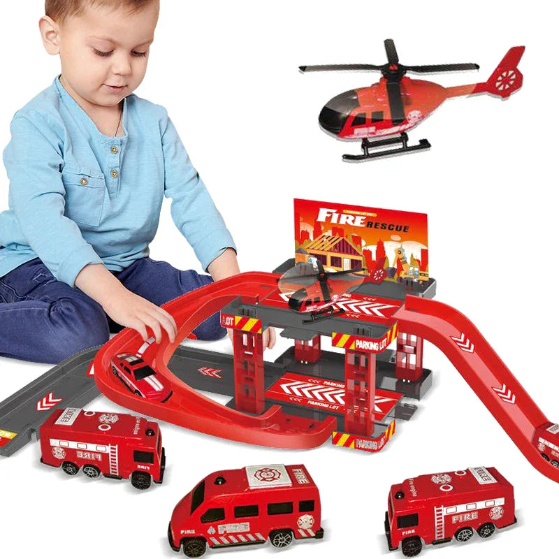 Firefighter Rescue Playset - For Adventurous Rescue Operations