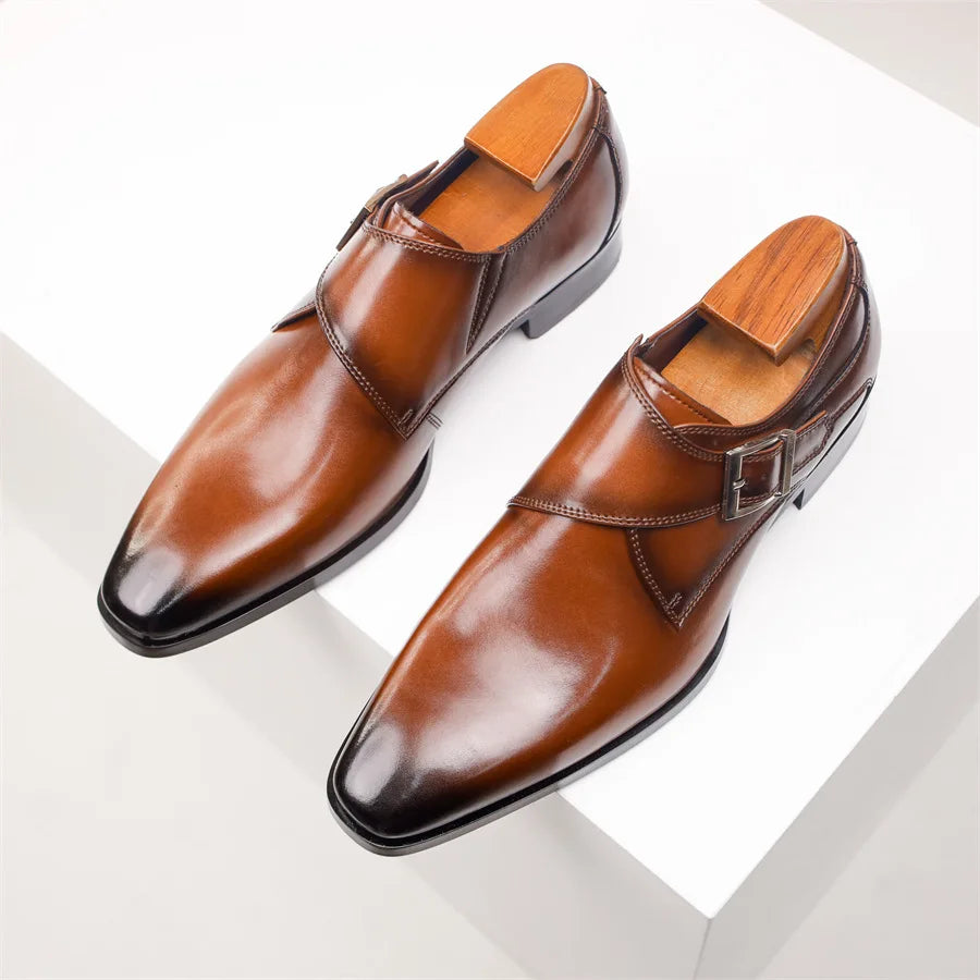 Torino Monk Strap Men's Shoes – Modern and Refined Design