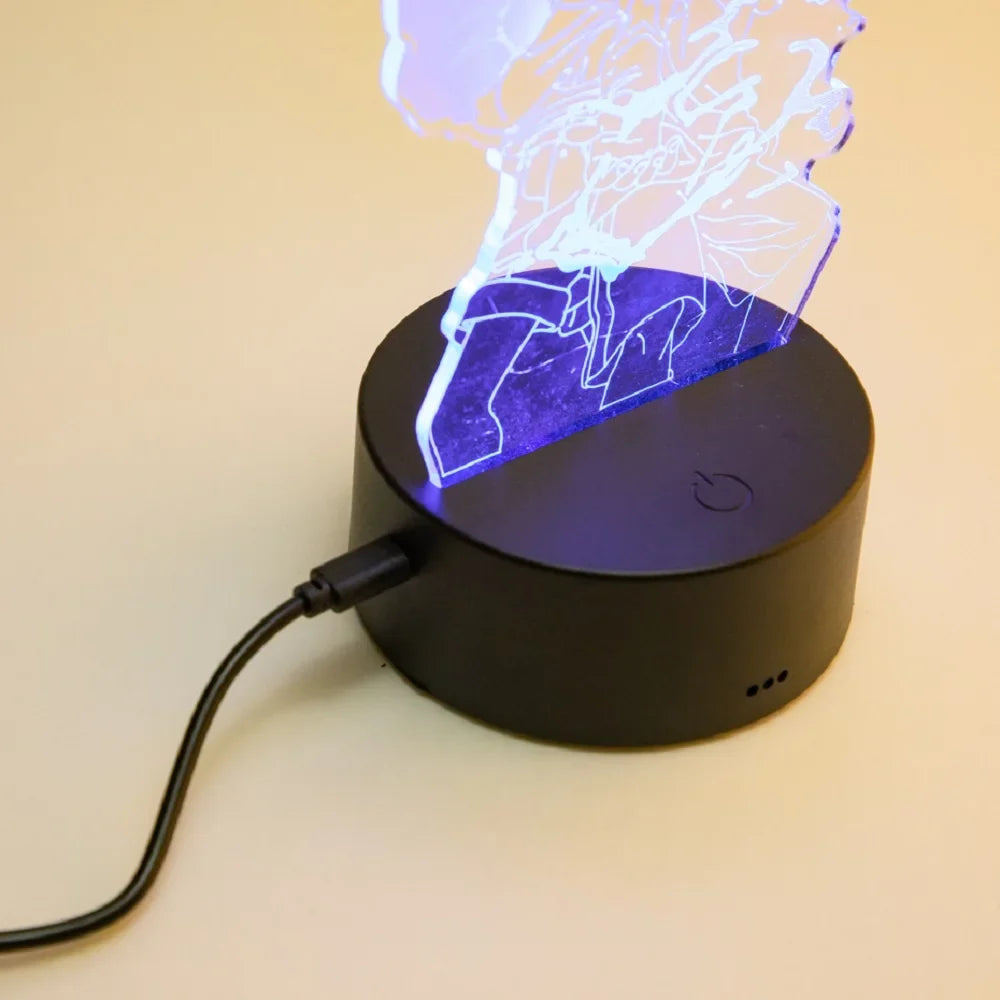 Diverse LED Game Characters Lamp - Playful Lighting for Gamers