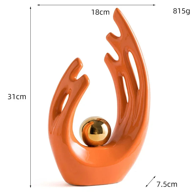 ZenAura Sculpture Set – Modern and Elegant