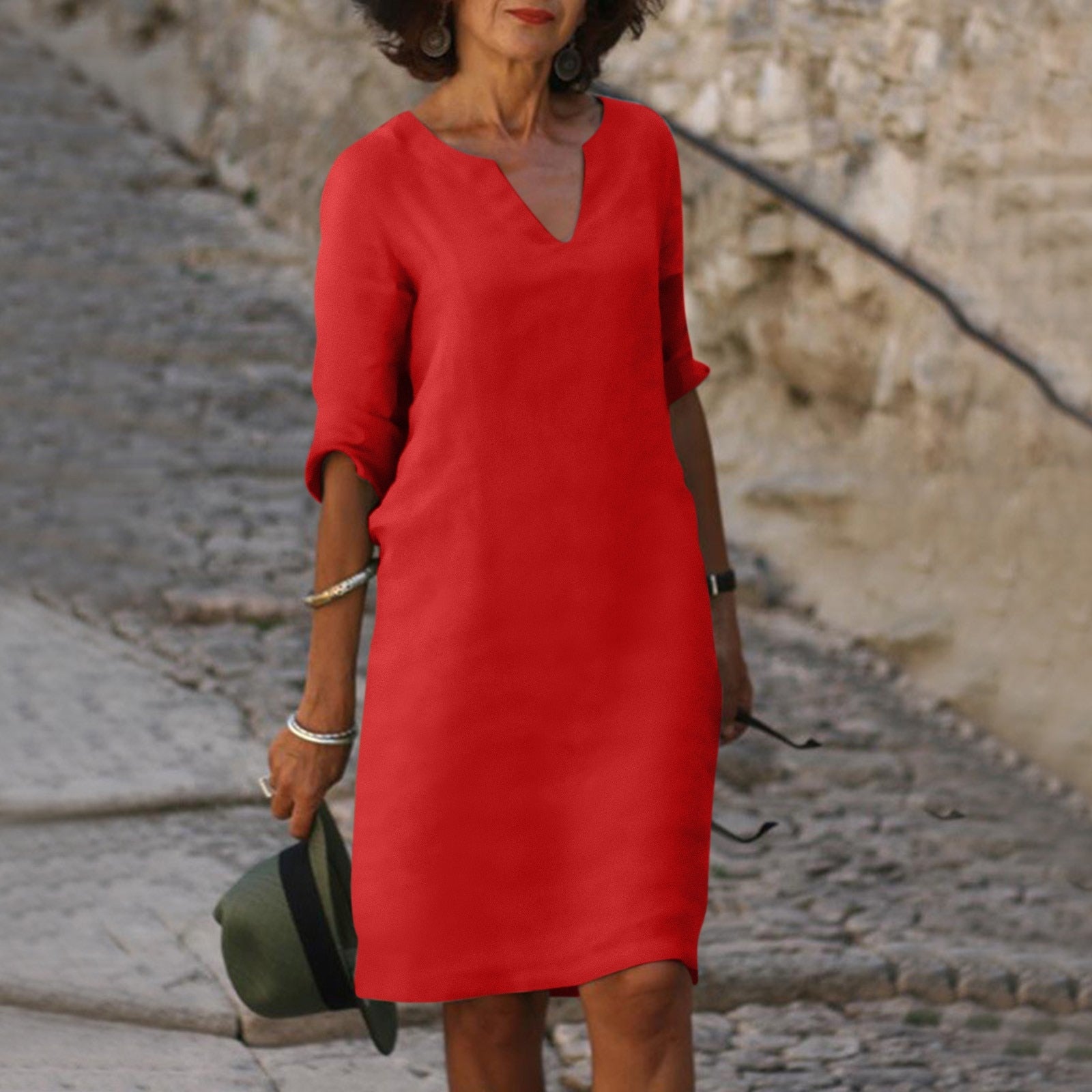 Comfortable Linen Summer Dress for Women – Elegant and Fresh