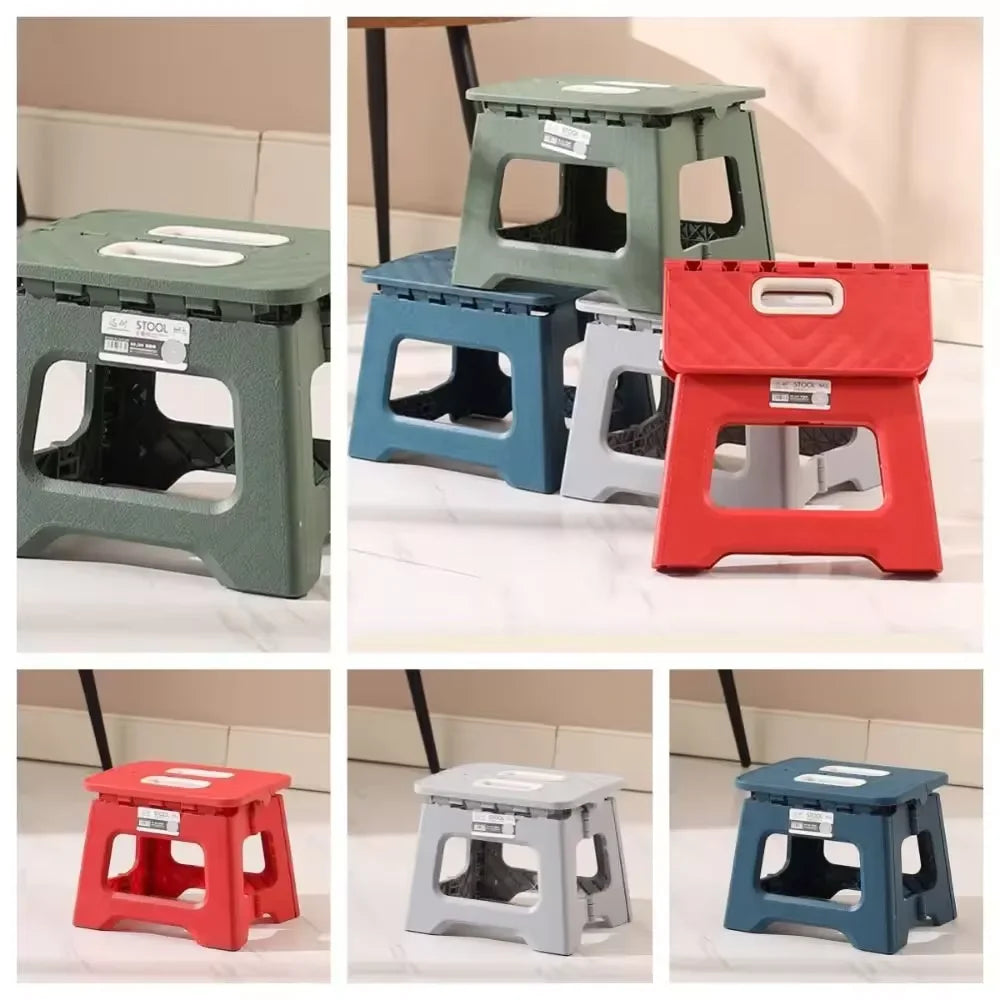 Folding Step Stool – Lightweight, Non-Slip, and Versatile for Kitchen and Home Use