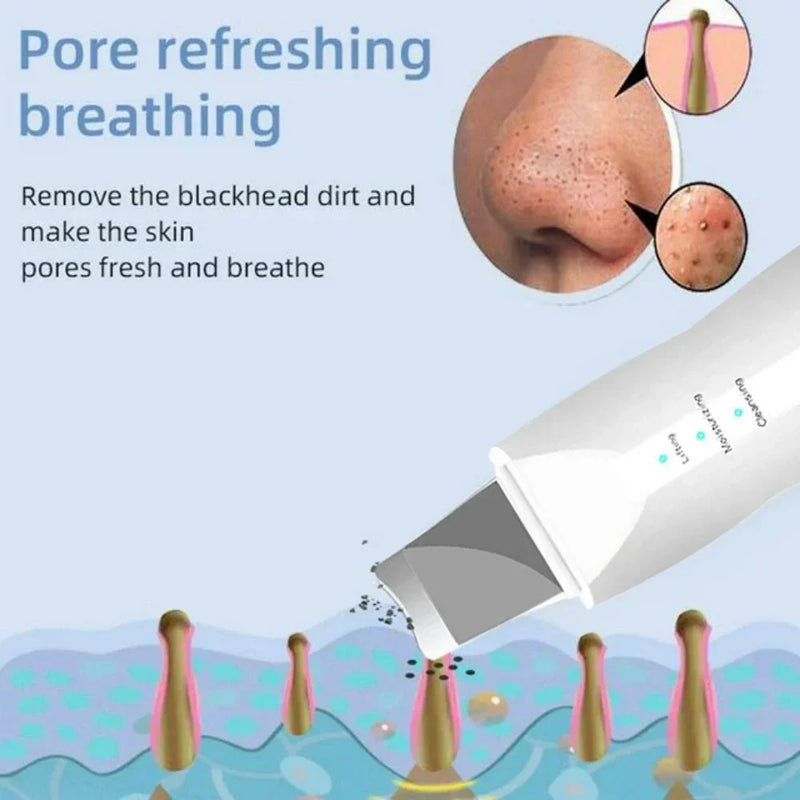 Dermaclean Ultrasonic Skin Scraper – For Deep Cleansing and Fresh Pores