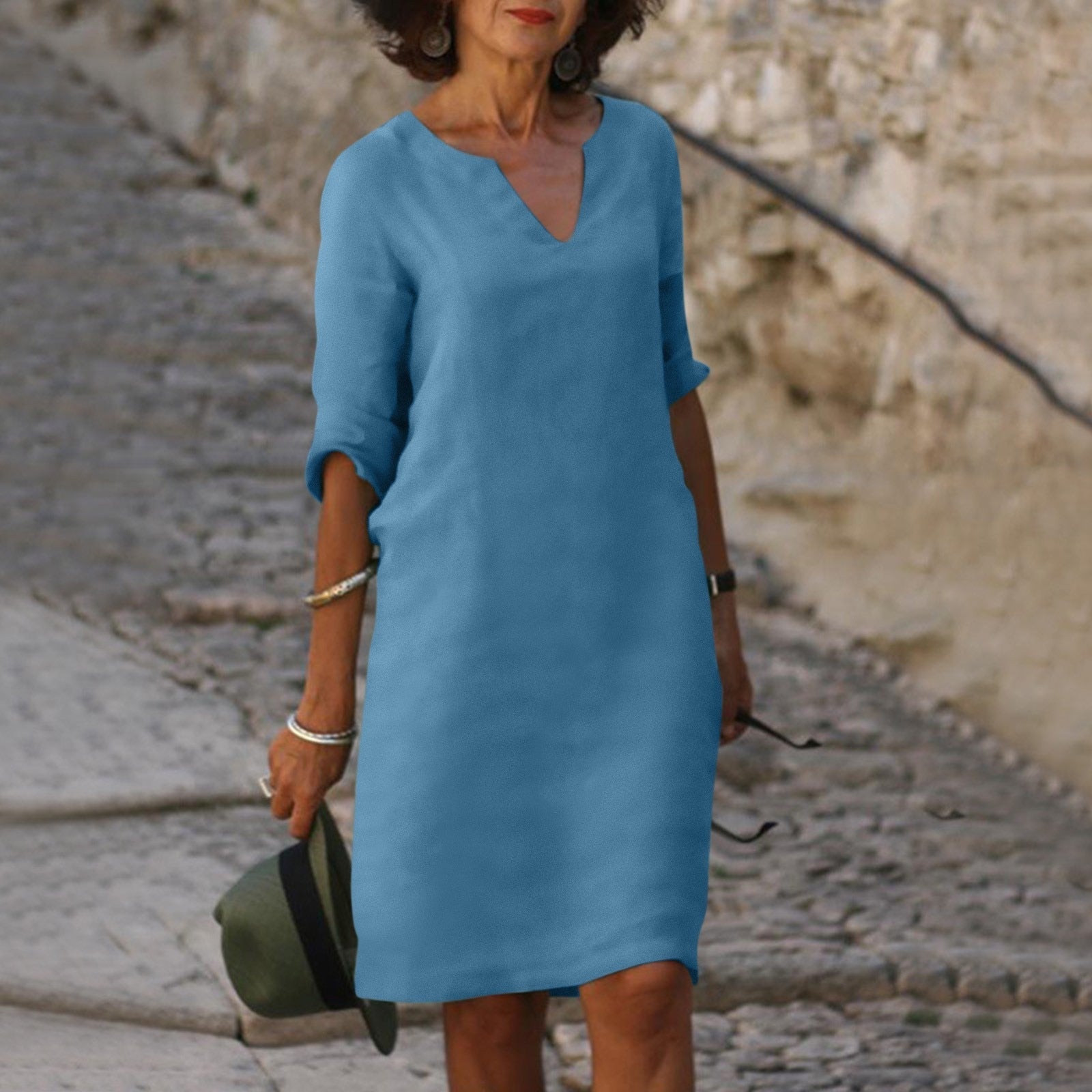 Comfortable Linen Summer Dress for Women – Elegant and Fresh