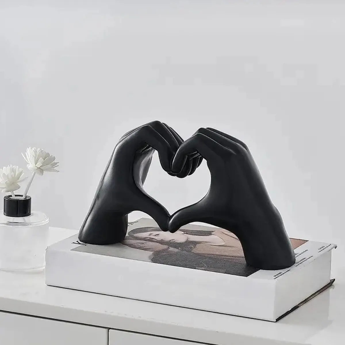 Sculptural Hands Decoration - Loving and Elegant