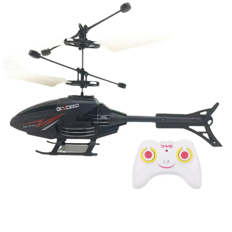 2-Channel RC Helicopter – Controllable Toy for Kids with Rechargeable Function