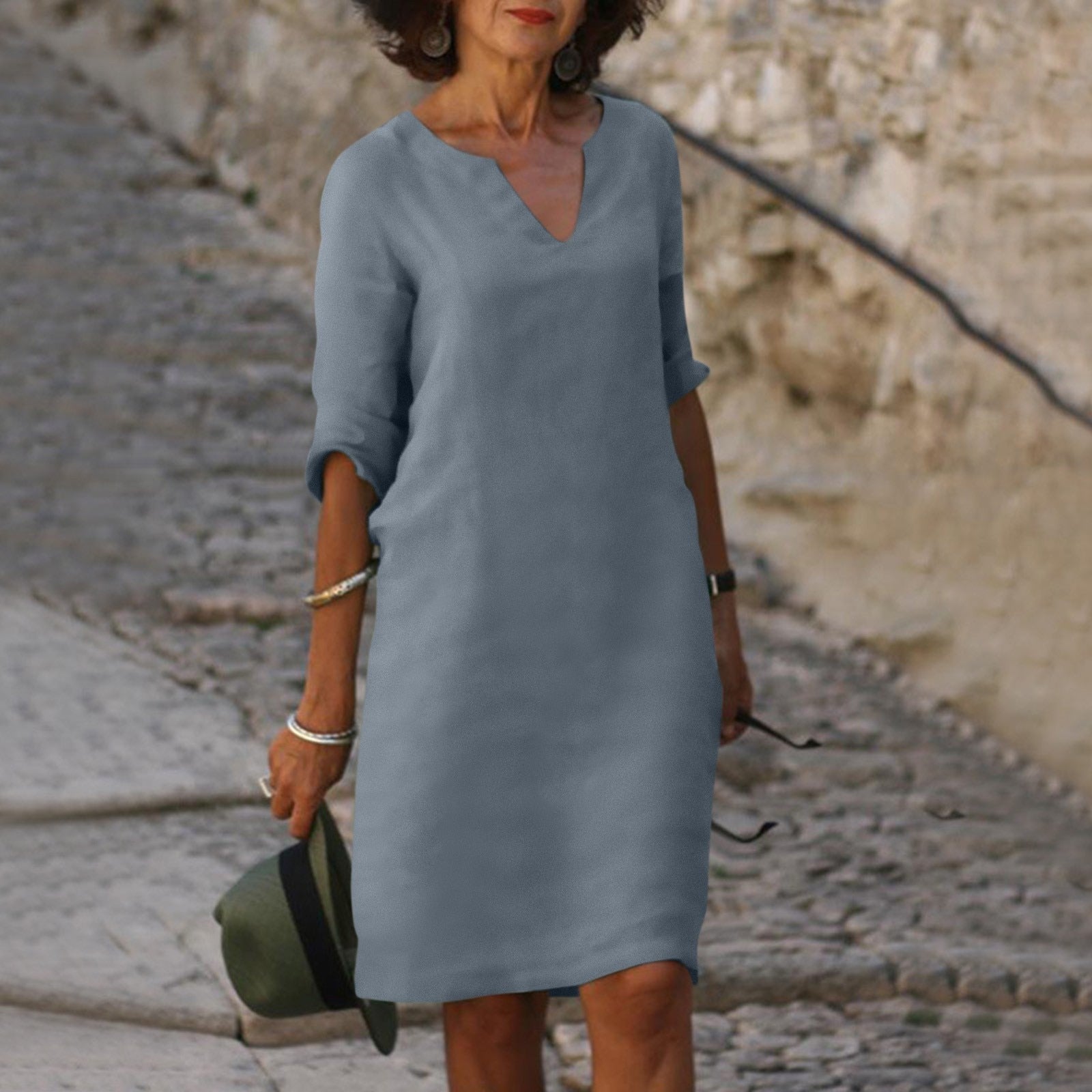 Comfortable Linen Summer Dress for Women – Elegant and Fresh