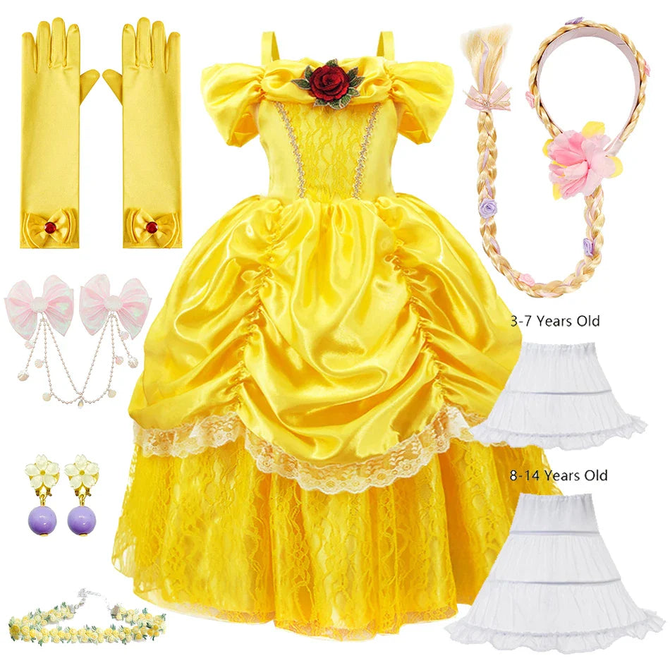 Luna Princess Dress for Children – Enchanting and Elegant Cosplay Outfit
