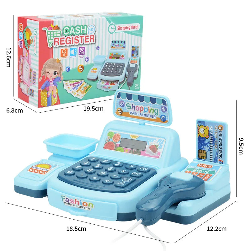 Colorful Toy Cash Register - Creative Shopping Fun