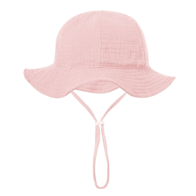 Soft Baby Sun Hat with Wide Brim - Breathable and Comfortable for Summer