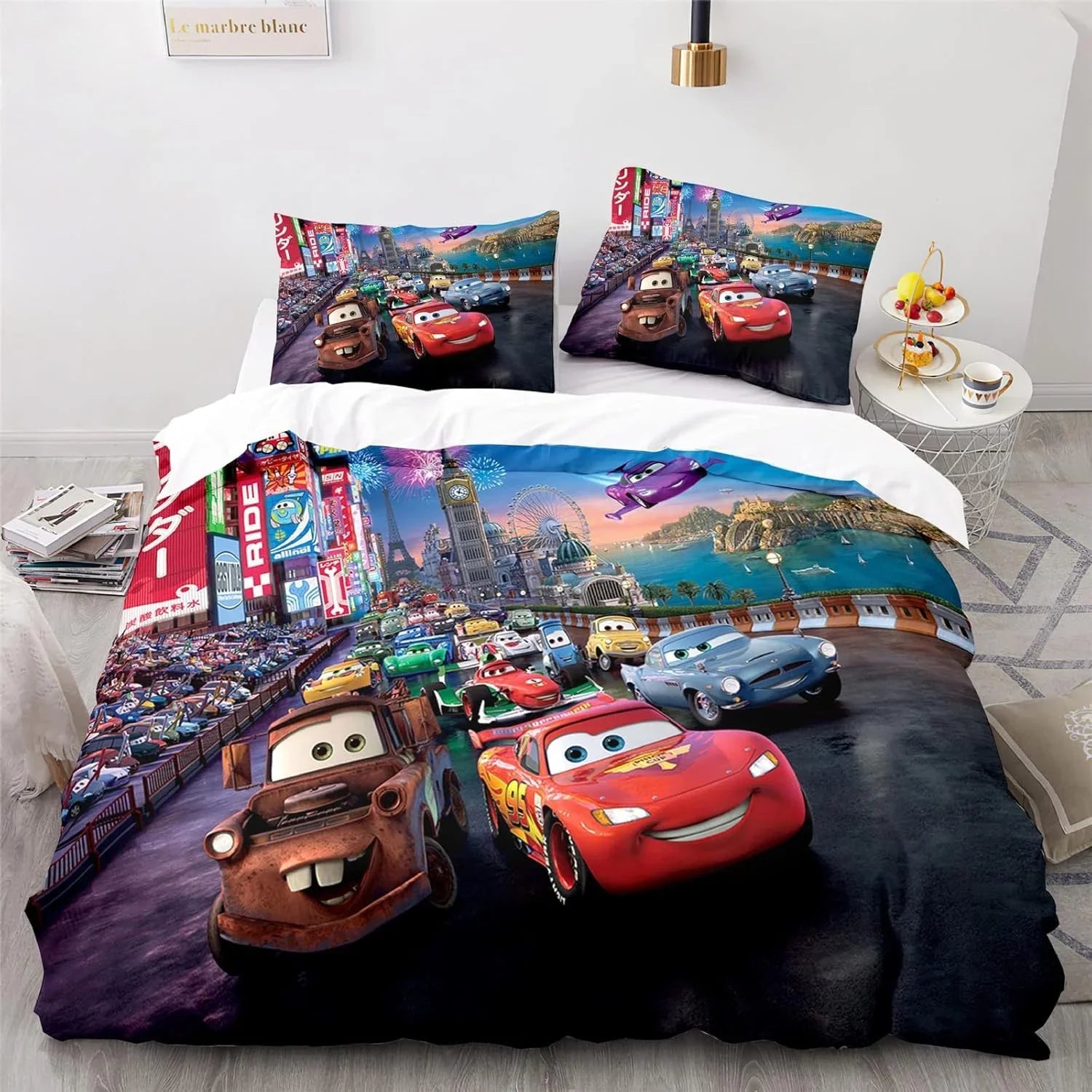 Cars Lightning McQueen Bedding Set – Fun and Comfortable Set for Kids
