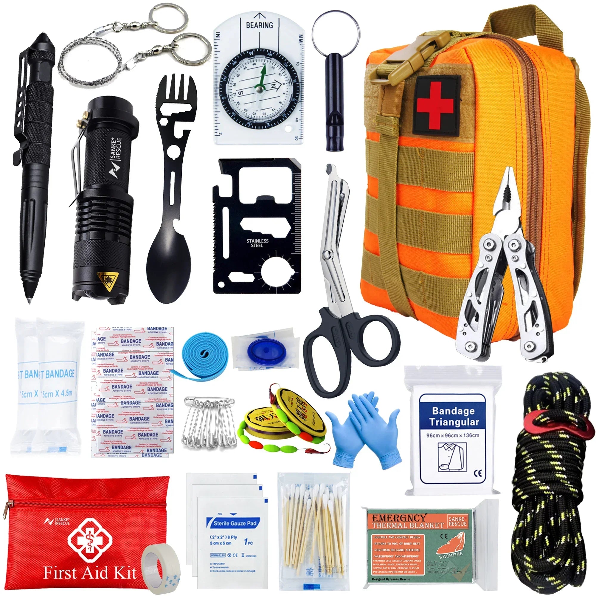 Tactical First Aid Kit – Compact and Complete for Caravans, Camping, and Survival Situations