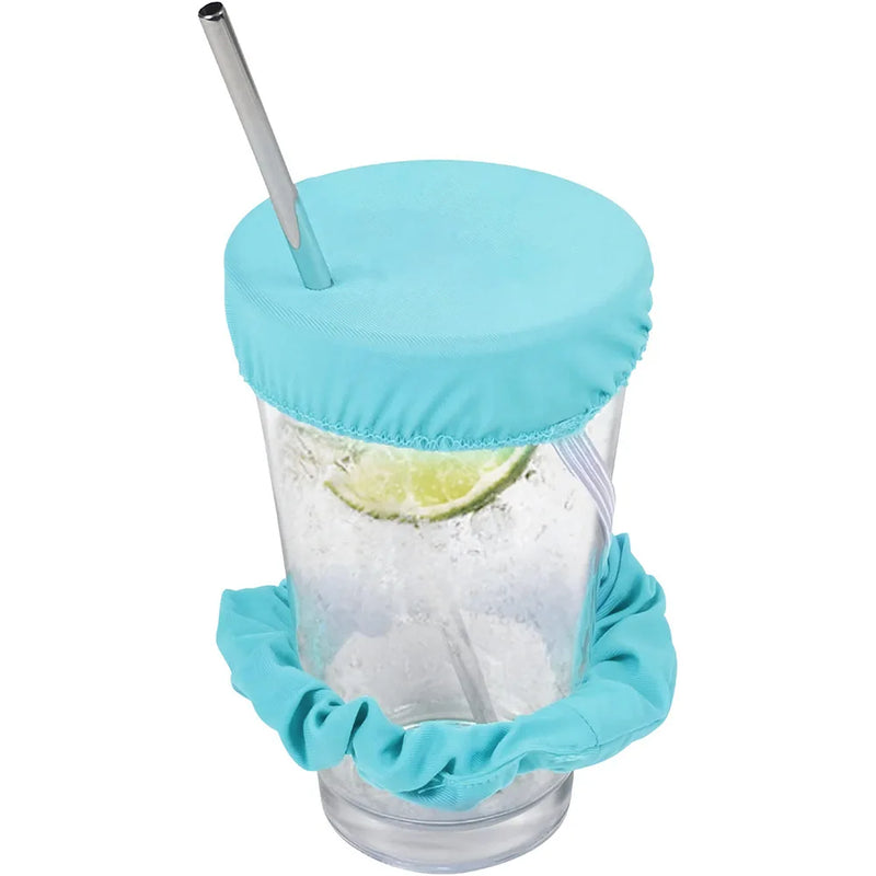 Elastic Drink Cover Set – Secure Protective Cup Topper