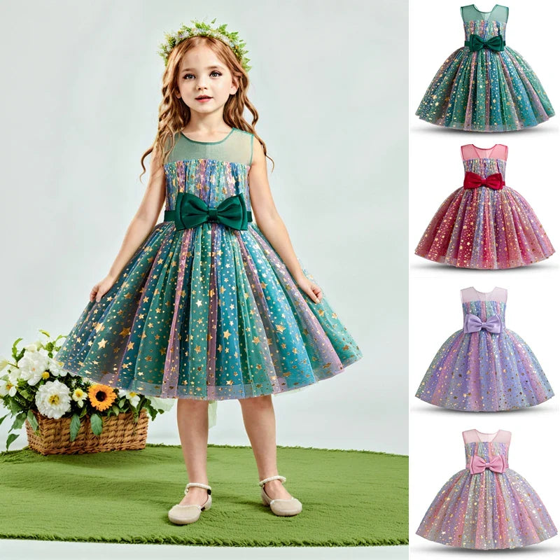 Lieveke Magical Tutu Dress - Colorful Enchanted Dress for Parties