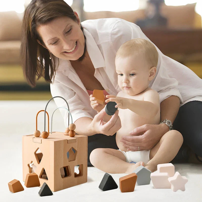 Educational Wooden Play Box – For Learning and Fun