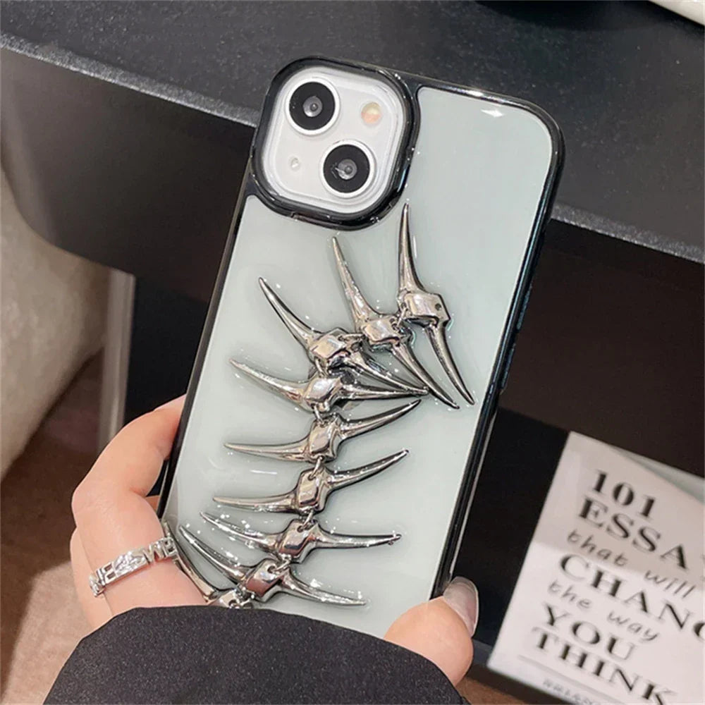 3D Herringbone Design Phone Case – Tough and Protective
