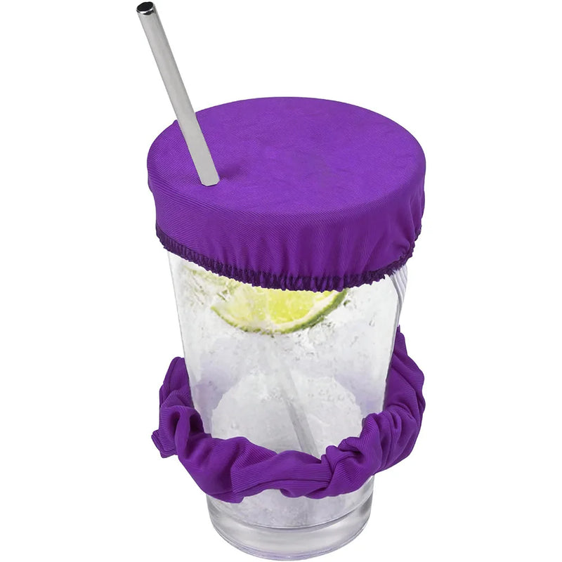 Elastic Drink Cover Set – Secure Protective Cup Topper