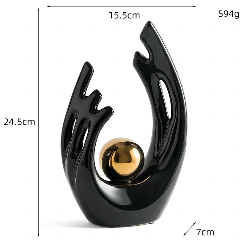 ZenAura Sculpture Set – Modern and Elegant