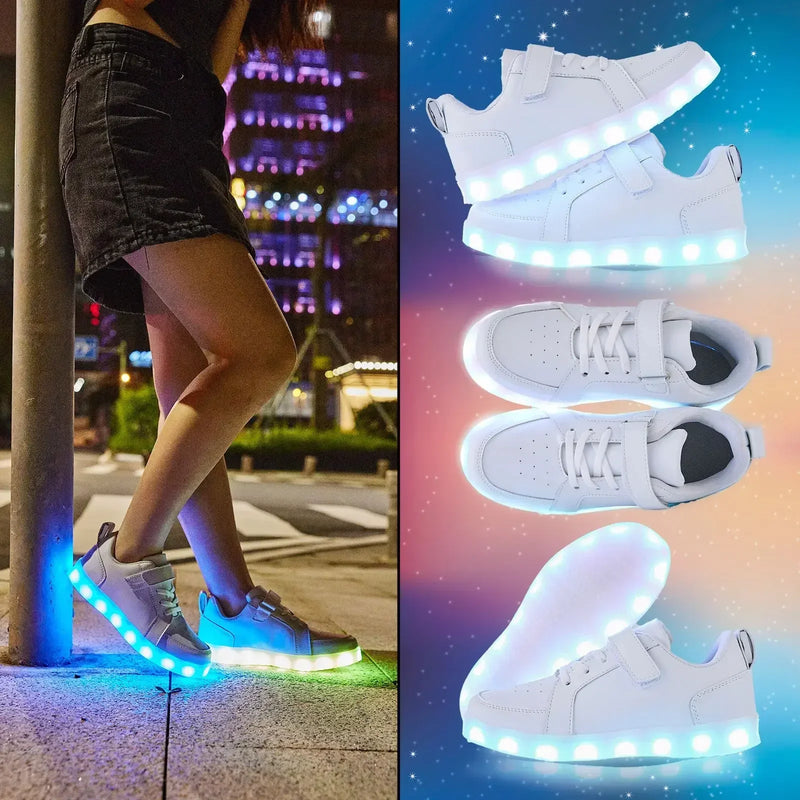 Shining Steps - LED Light-Up Shoes for Kids
