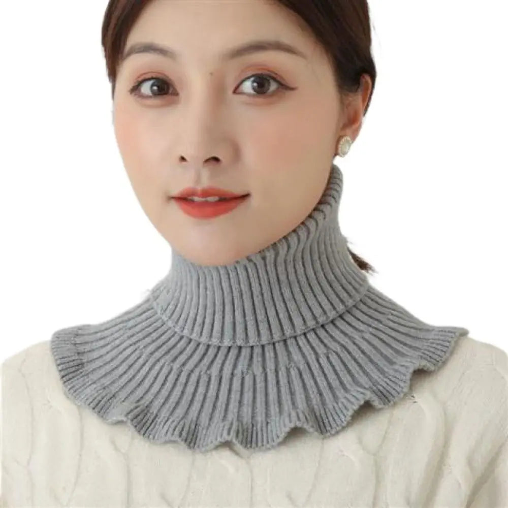 Windproof Knitted Neck Warmer – For Warmth and Protection in Winter