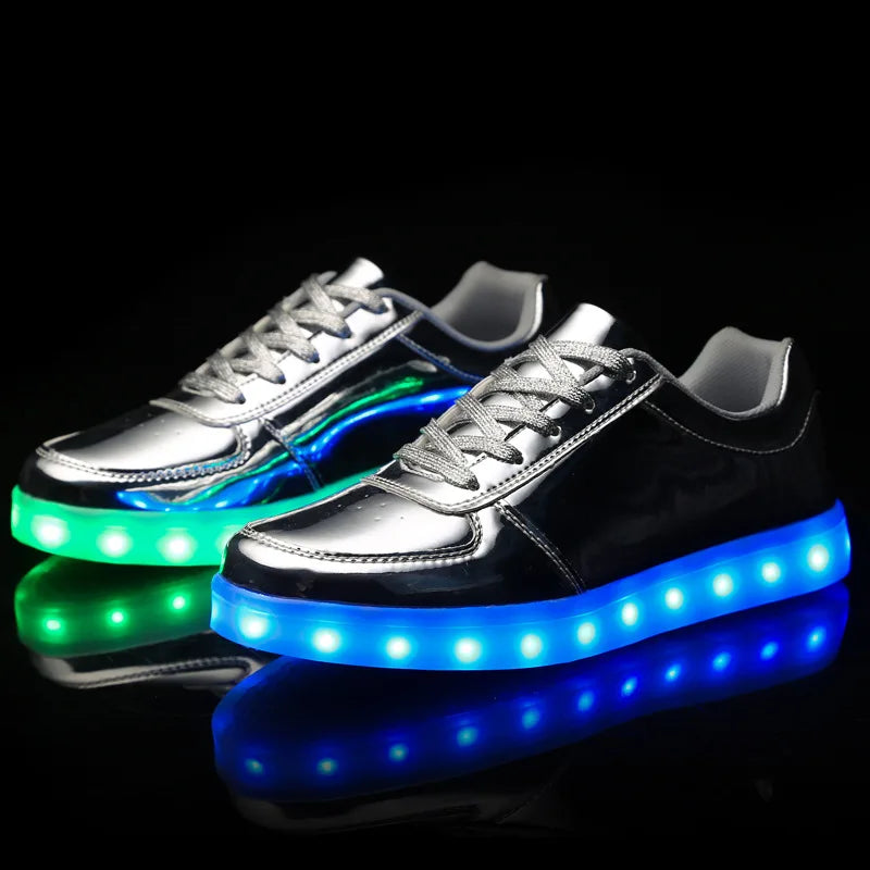 Shining Steps - LED Light-Up Shoes for Kids