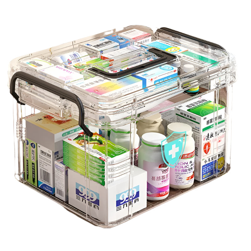 Large Medicine Organiser with Multiple Layers – Convenient and Organised