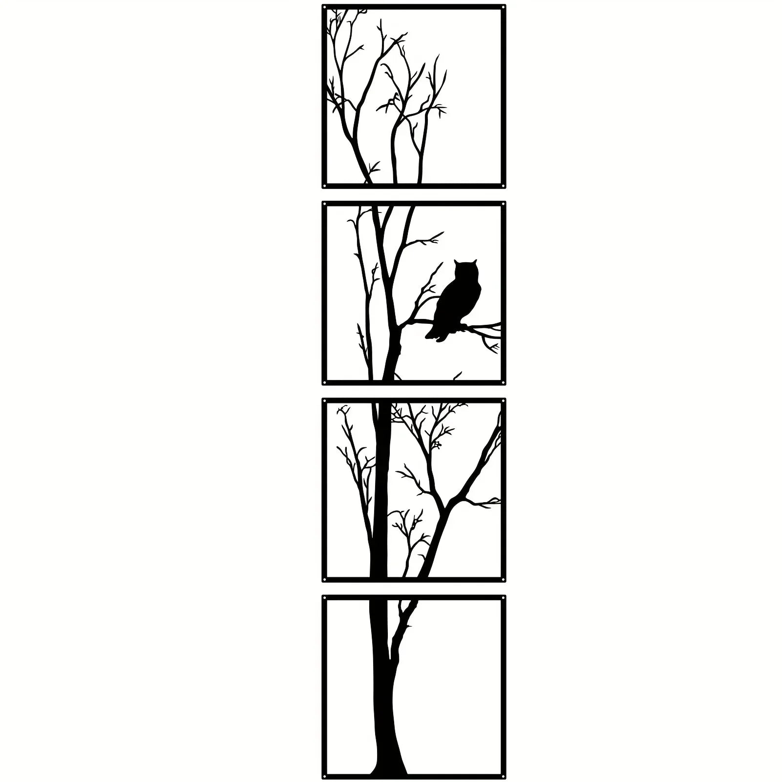 Wall Decoration Tree and Owl - Minimalistic and Stylish