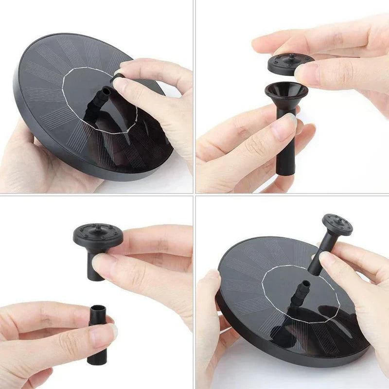 Floating Solar Water Fountain – Eco-Friendly Garden and Pond Feature