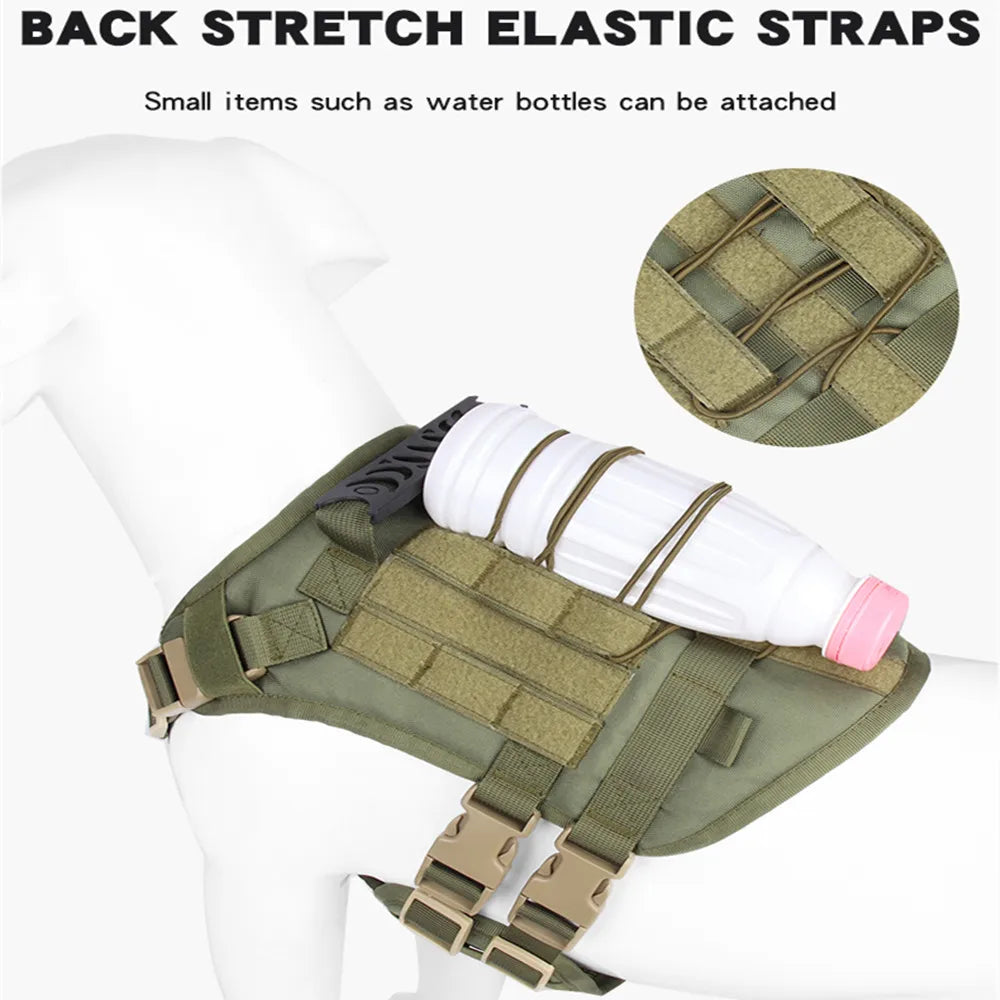 Tactical Dog Harness - Sturdy and Adjustable for Active Dogs