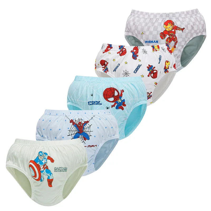 Spider-Man Underwear Set for Boys – 5 Pieces in Fun Superhero Designs