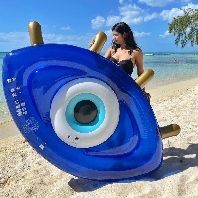 Giant Inflatable Eyeball – Unique Floating Mattress for Summer Fun