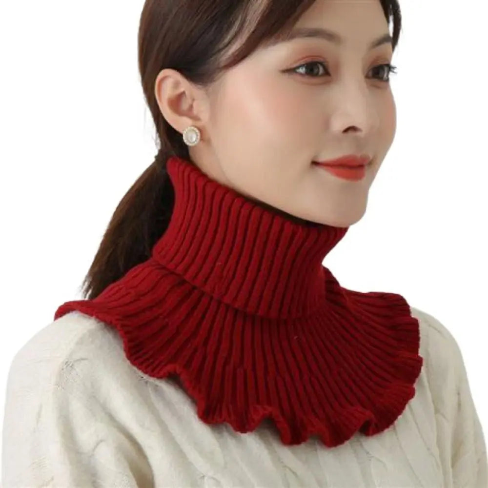 Windproof Knitted Neck Warmer – For Warmth and Protection in Winter