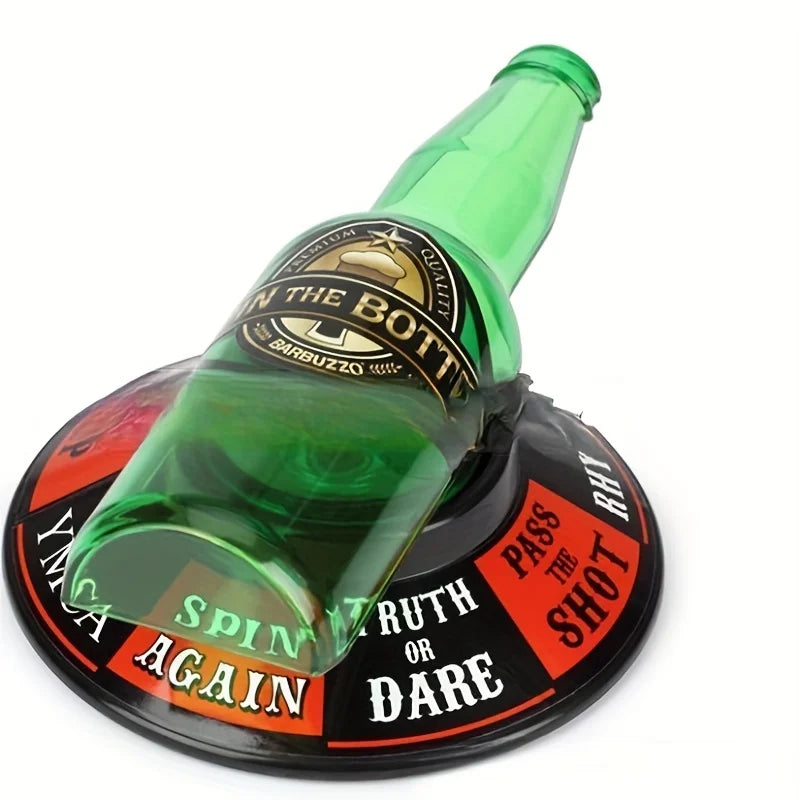 'Spin the Bottle' Drinking Game - Interactive Fun for Every Meeting
