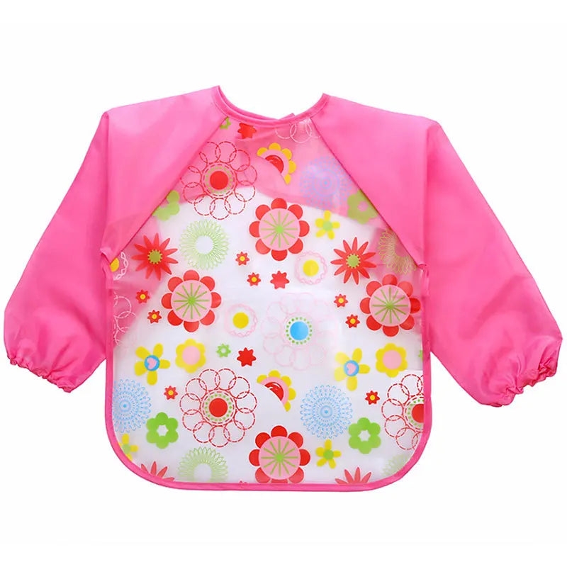 Mila Protective Children's Apron - Waterproof Long Sleeves for Eating and Painting