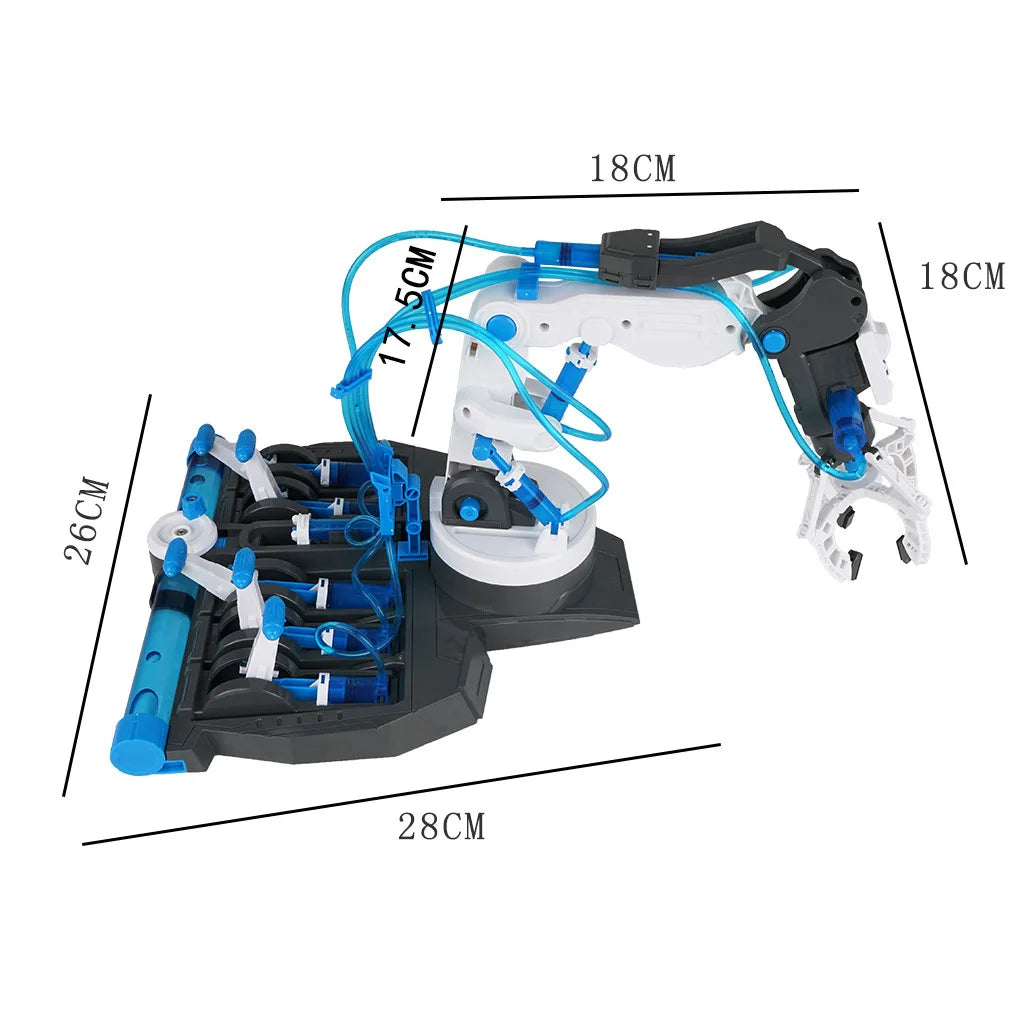 Hydraulic Robot Arm Construction Kit – 3-in-1 Educational Toy