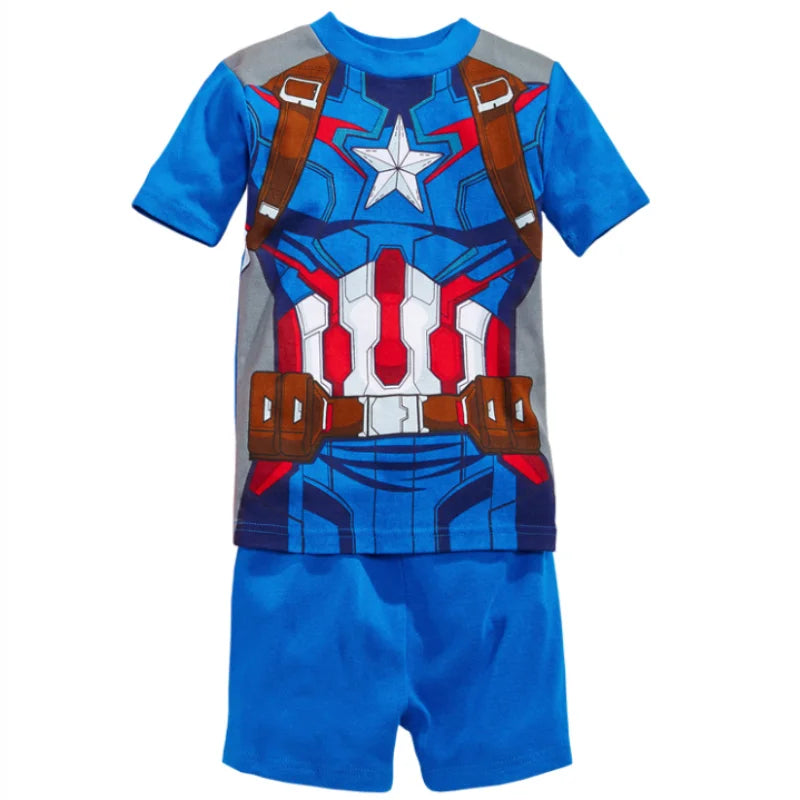 Captain America Pajama Set for Kids - Comfortable and Fun for Boys and Girls