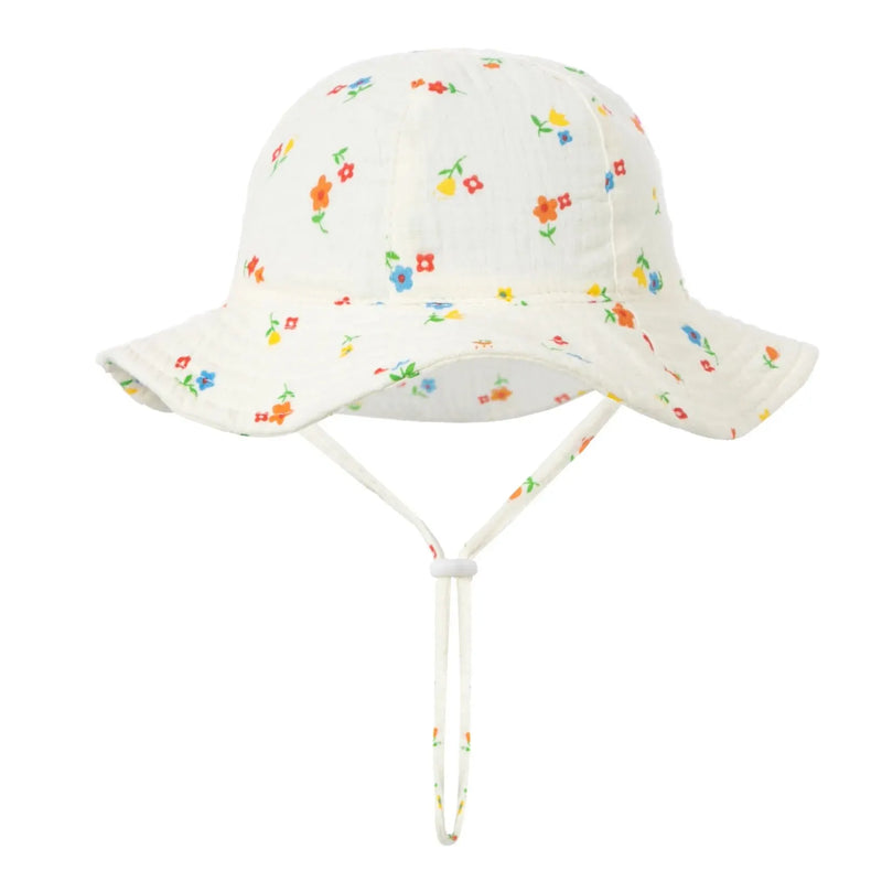 Soft Baby Sun Hat with Wide Brim - Breathable and Comfortable for Summer