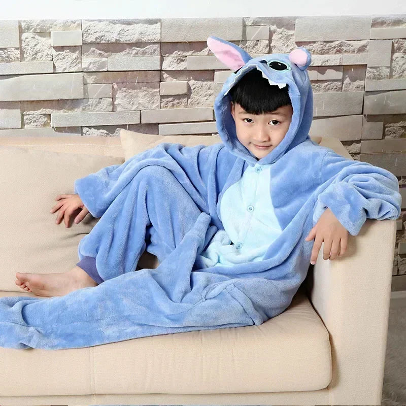 SnuggleStitch Pajama Onesie for Kids - Comfortable and Practical for Sleeping