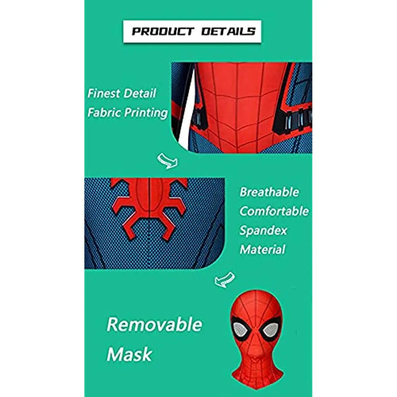 Spider-Man Costume - Superhero Outfit for Kids